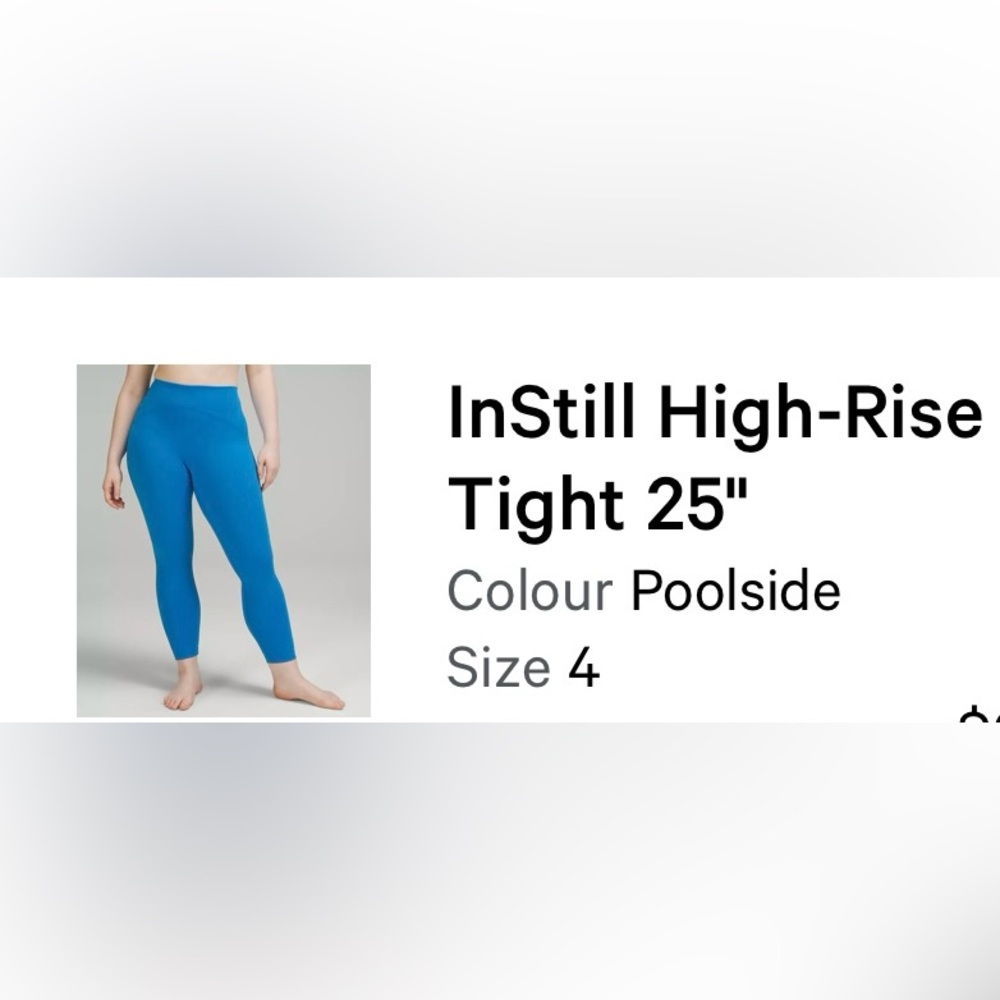 Lululemon leggings. Never worn but took tags off.